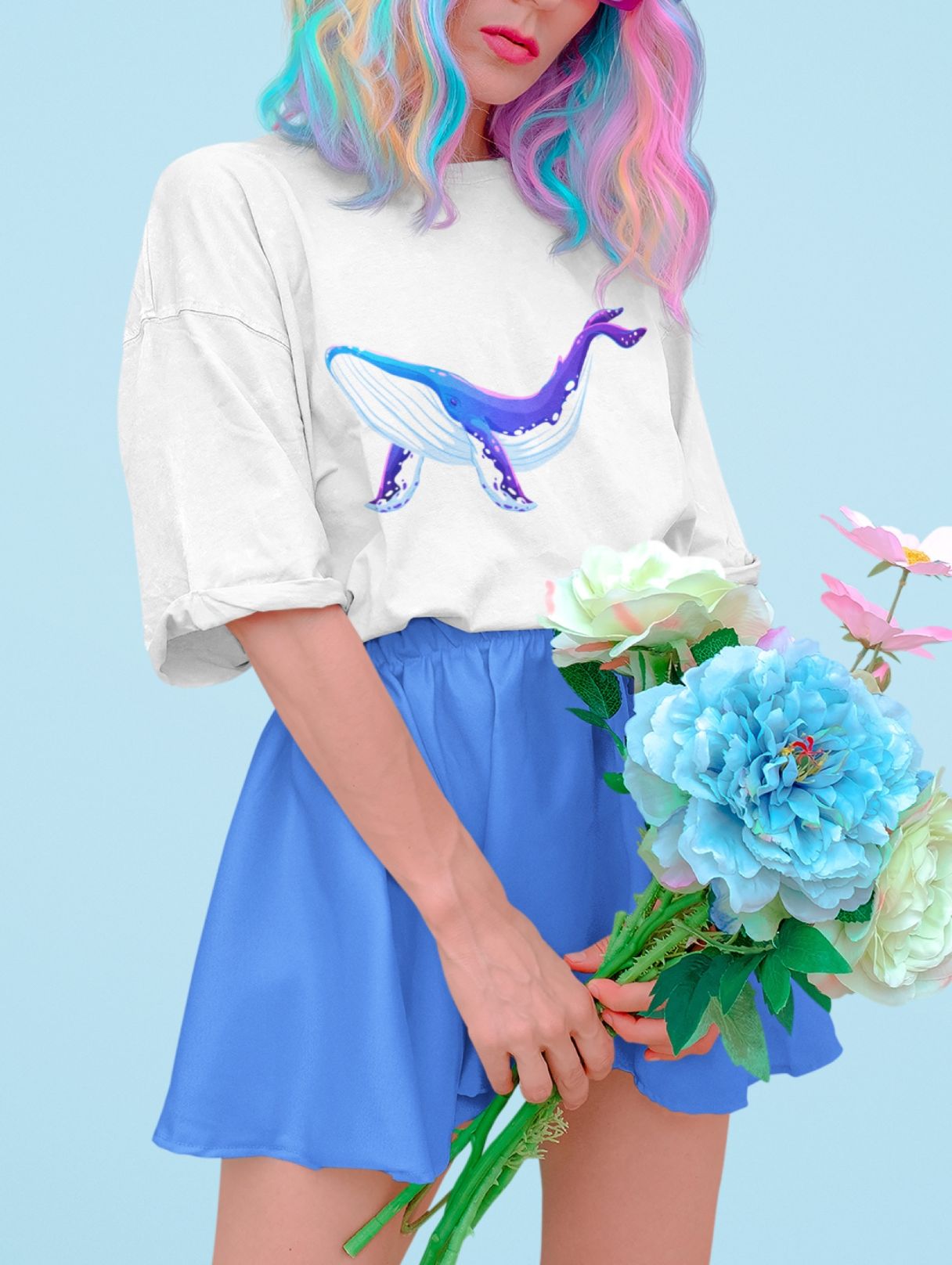 "All Is Whale" Oversized T-Shirt