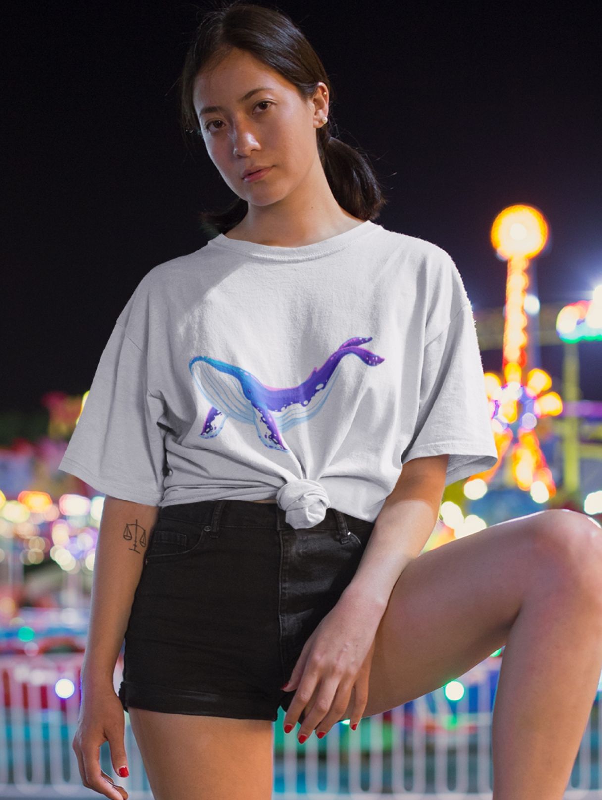 "All Is Whale" Oversized T-Shirt