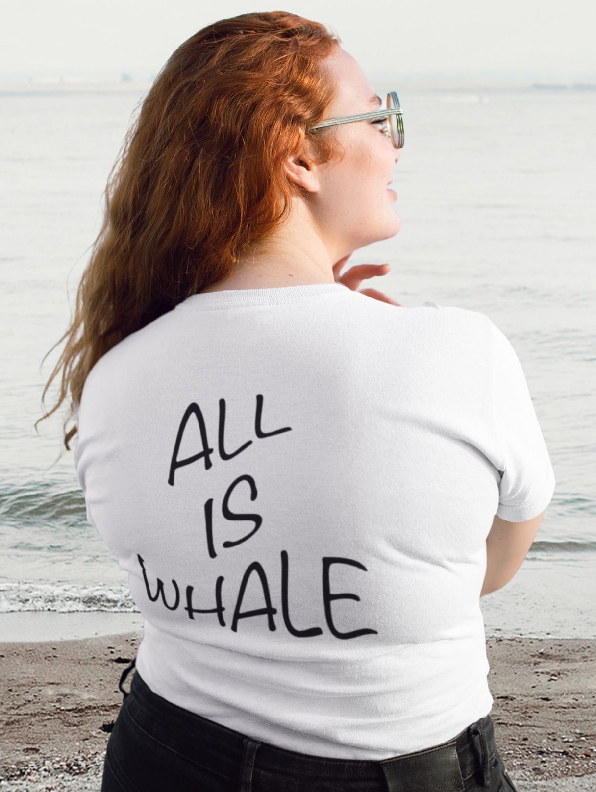 "All Is Whale" Oversized T-Shirt