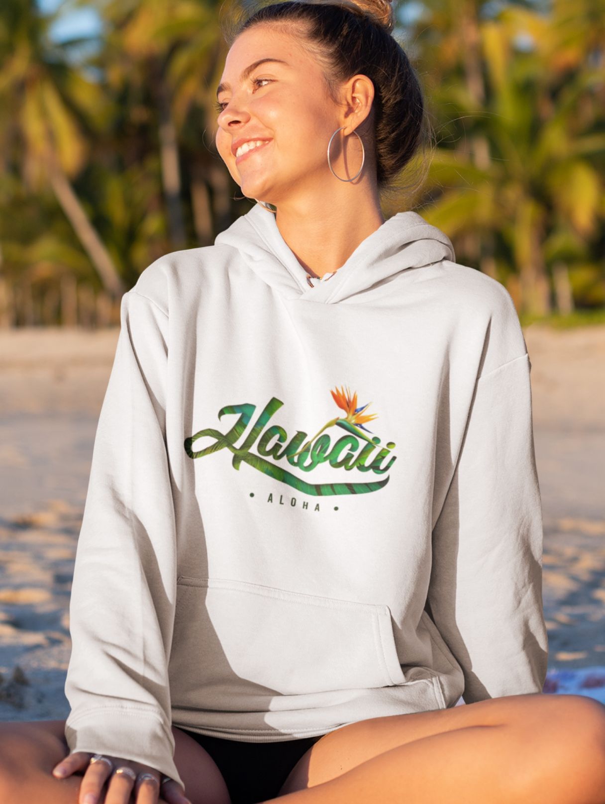 "Hawaii Aloha" Oversized Hoodie
