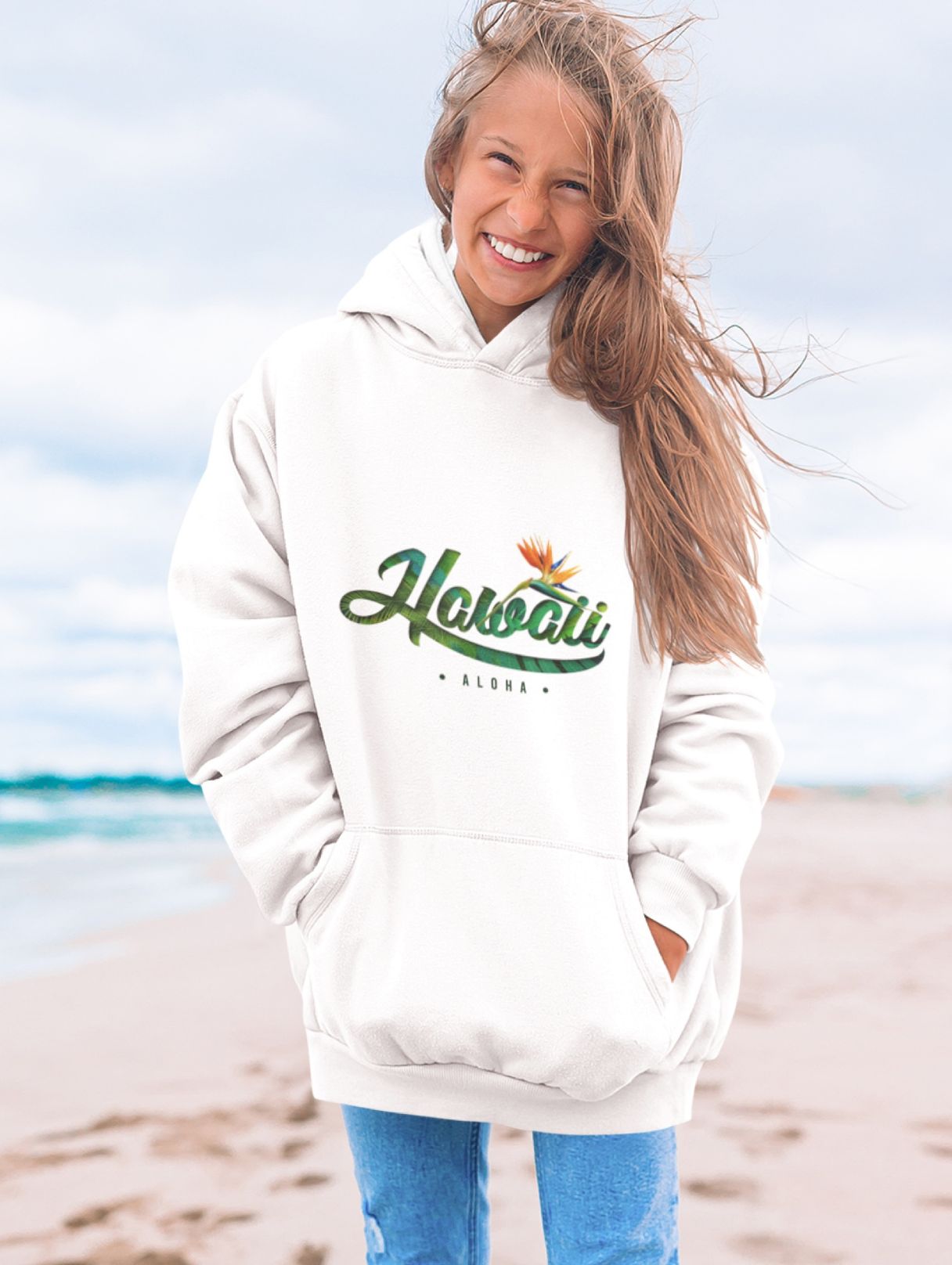 "Hawaii Aloha" Oversized Hoodie