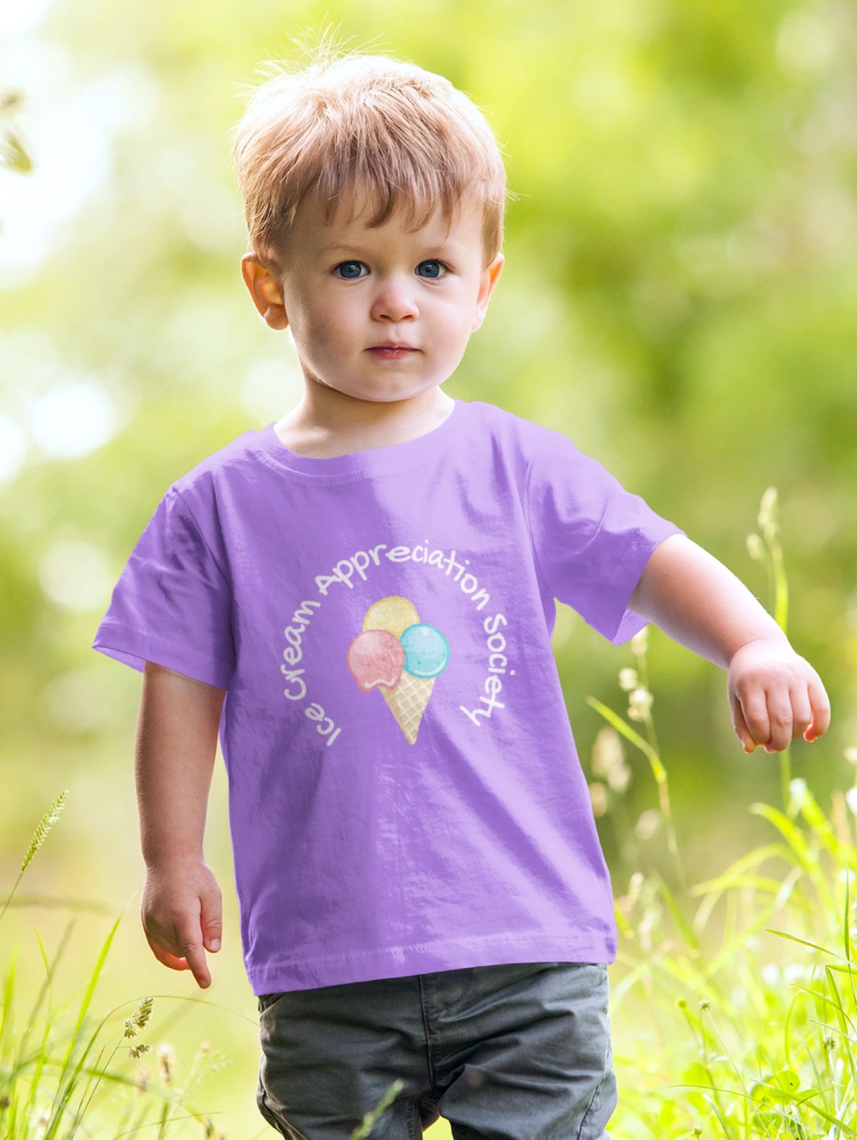 "Ice Cream Appreciation Society" Kids T-Shirt